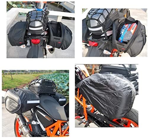 Motorbike Saddle Bag,Waterproof Motorcycle Luggage Storage Bag — view 3