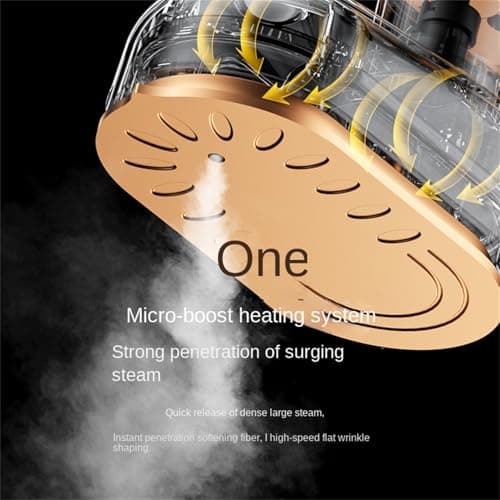 Mini Steam Iron, Travel Iron Portable Handheld Clothes Steamer for Wrinkle-Free Clothes On the Go, 180°Folding Portable Steam Iron, Handheld Garment Steamer 40W, for Travel, Home, Office, White — view 5