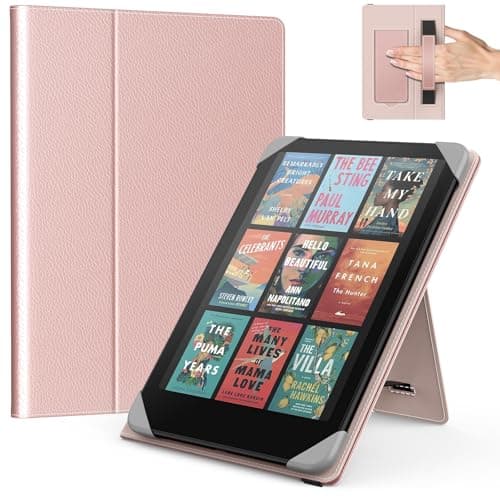 MoKo Case for 6.8,7 Inch Kindle Paperwhite eReaders Tablets, Rose Gold