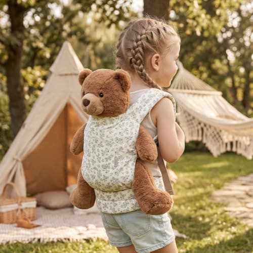 GAGAKU Baby Doll Carrier with Adjustable Straps, Soft Doll Carriers — view 3
