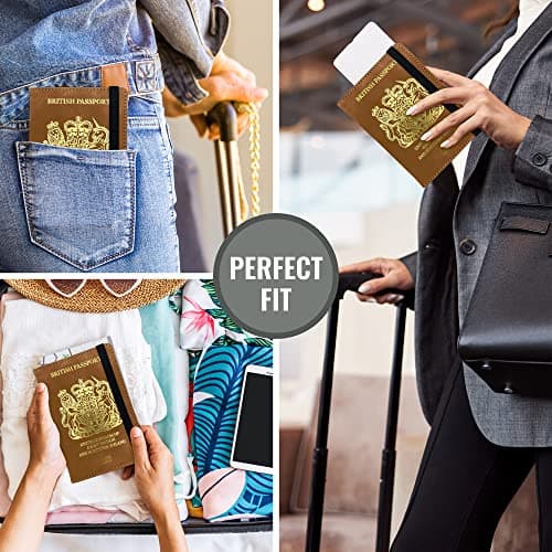 REPEAK RFID Passport Wallet – British Passport Cover with Card Slots — view 5