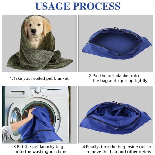Pet Laundry Bag for Washing Machine – 60cm x 70cm Jumbo Wash Bag — view 4