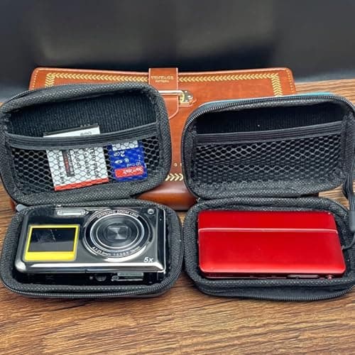 QiXinGYL 4 Pcs Travel Carrying Case Card Game Case, Waterproof Portable Earphone Cable Storage Bag Hard Outdoor Camping Headphones Power Bank Protective — view 6