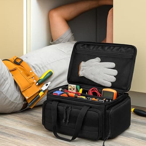 Tool Organiser Bag Multi-Pockets Small Tool Bag Portable Tool Tote — view 3
