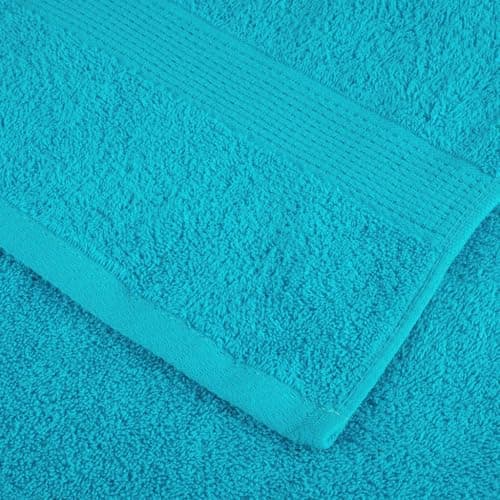 Eclith SOLUND Premium Wash Towels, Pack of 10, Turquoise, 30 x 30 cm, 600 g/m², 100% Cotton, for Bathroom, Sauna, Spa, Fitness, Travel, Hotel, Face, Body, Laundry, Care, Towel Set — view 5