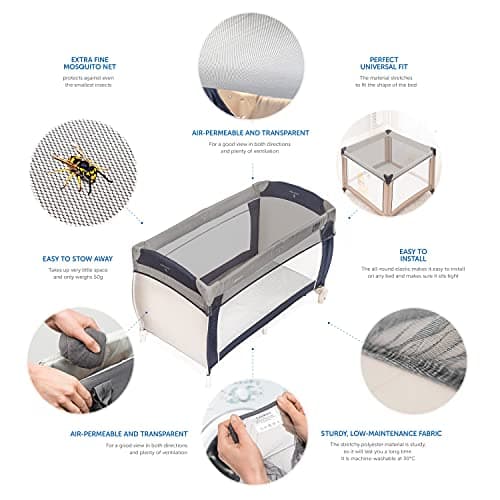 Baby Travel Insect Protection Bundle – Grey — view 6