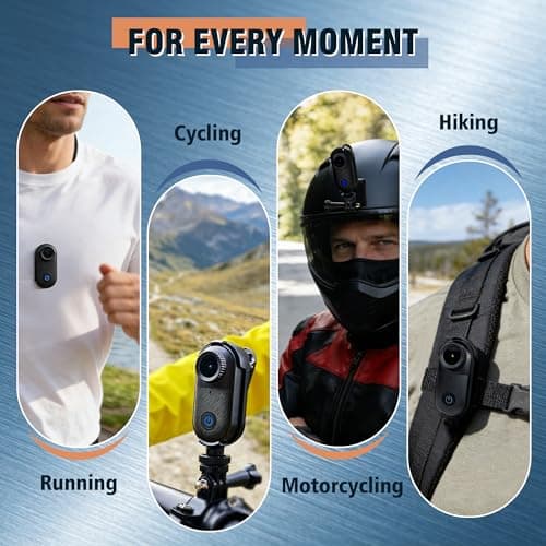 Yehtreh 2.7K Mini Body Camera,35g Wearable Action camera,Graphite Black. — view 5