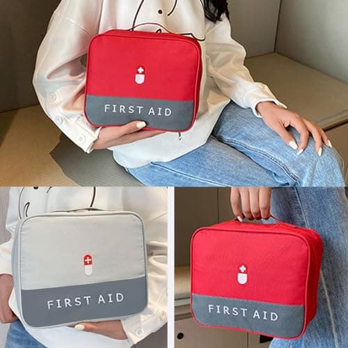 XINGSUI 1 Pcs First Aid Bag Empty,Drug Pack Storage Bag,for Home,Office,etc — view 6