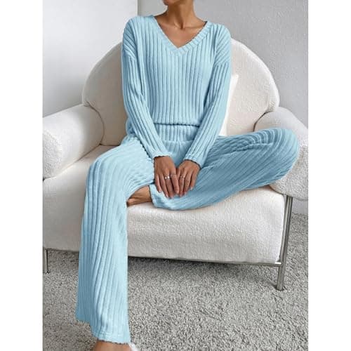 AMDOLE Festival Outfits & Co Ord Sets - Womens Gym & Travel Outfits, Blue-2, M — view 3