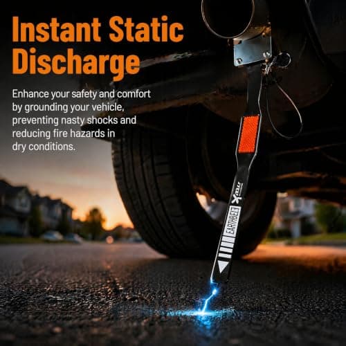 Car Anti-Static Flex Strip Earth Belt, Adjustable Ground Wire Strap Electrostatic Canceller for Vehicle Truck SUV, Prevents Shock and Motion Sickness, Safe Driving Accessory — view 5