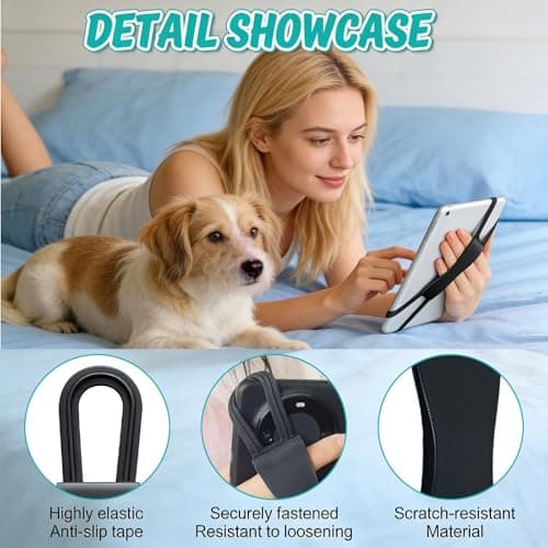PureSphere Silicone Hand Strap Grip Holder, Kindle Kobo eReader 4.7-8 Inch — view 3