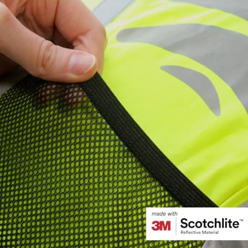 Salzmann Reflective Rucksack Cover | 28–40L | Hi-Vis Waterproof Rain Cover for Backpack Cycling, Commuting & Hiking — view 5