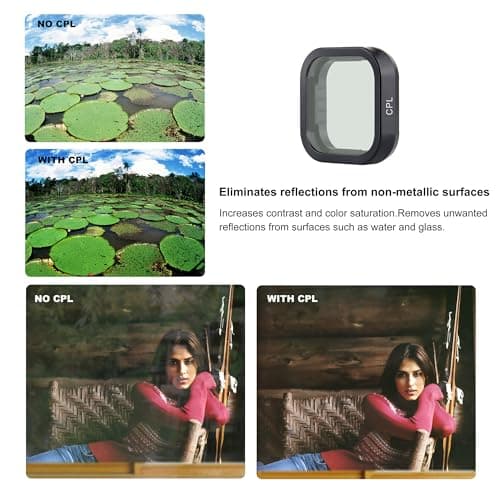 YALLSAME 6-Pack ND CPL Lens Filter Set for GoPro Hero 13 Black — view 5