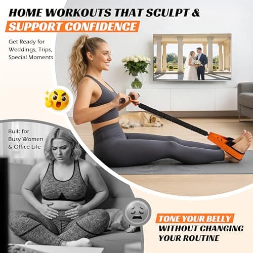 KUTIZE Multifunction Pedal Resistance Bands with Handle, Upgraded Exercise Equipment with Soft Foot Pedal for Sit Up & Full-Body Home Gym Workouts, Core/ABS Training, Pilates, Yoga & Physical Therapy — view 3