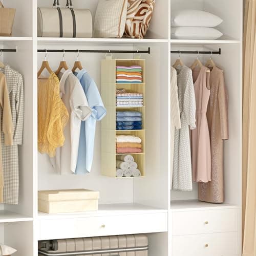Lifewit Hanging Wardrobe Storage Organiser for Clothes 5 Tier — view 2