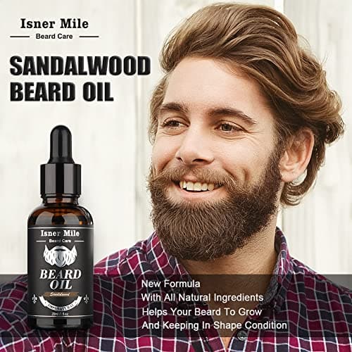 Beard Grooming Kit for Men Care, Christmas Stocking Fillers for Men Him Dad — view 5