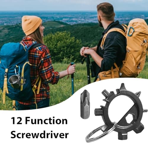 Screwdriver Multi-Tool Screwdriver Repair Tools | Multi-Tool Gadgets, Travel, Camping Trips, Road Repair — view 2