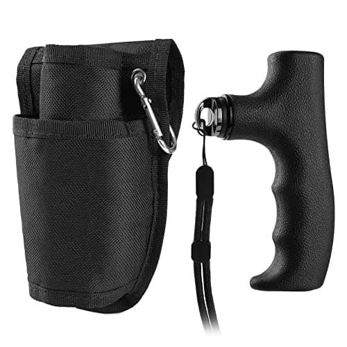 Rigych Monopod Adapter Walking Stick Cane Handle with Waist Bag Set for Trekking Pole Hiking Climbing Photography
