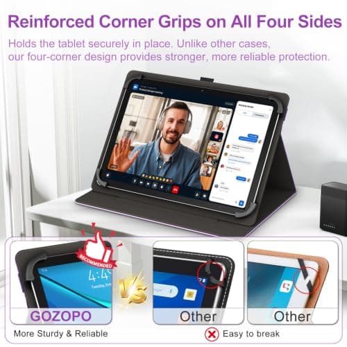 GOZOPO Universal Case for 10.1 inch Tablet/Android 16 Tablet 11 inch — view 3
