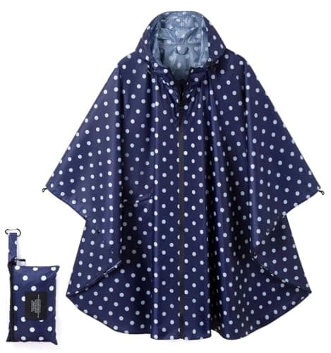 SIRMEDAL Waterproof Rain Poncho Hooded Raincoat Outdoor Cape