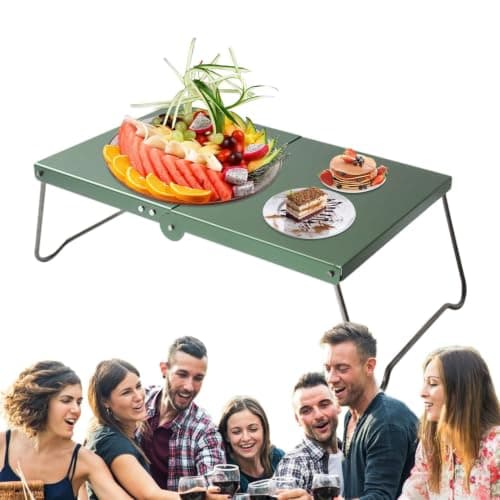 Space saving table, small camping table Bag included