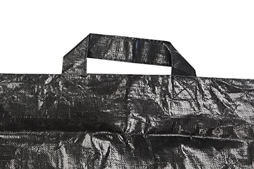 Primacare BB-3201 Body Bag Stretcher Combo with 8 Side Handles and Center Zipper, Waterproof Bags for Outdoor Camping Hiking and Sleeping, Polyethylene Cadaver Disaster Pouch, 90" x 36", Black — view 2