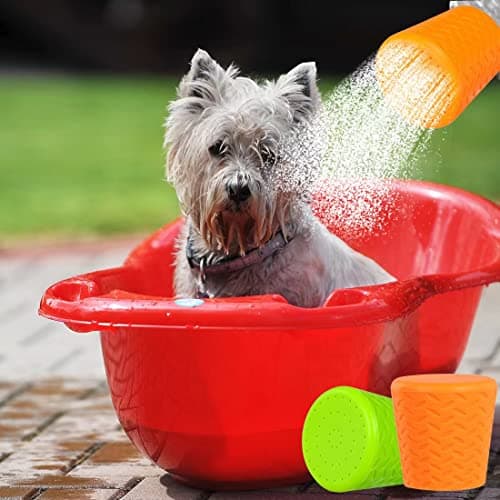 Outdoor Shower for Dogs Portable Dog Shower Head Mud Travel Shower Outdoor Shower Bottle Attachment Outdoor Water Sprayer Accessory Suitable for Dog Hiking Beach Camping, 2PCS — view 6