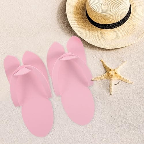 VICASKY 12 Pairs Disposable Eva Foam Pedicure Slippers for Salon Use — view 3