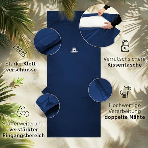 Armadic Ultra Light Small & Slim Microfibre Sleeping Bag (230g) - Ideal for Hiking, Hostels & Mountain Huts — view 4