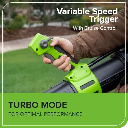 Greenworks - 40V Brushless Backpack Leaf Blower (660CFM/165mph), Commercial Grade Power for Patios, Driveways, Patios, Includes 5.0Ah Battery and 5A Fast Charger — view 6