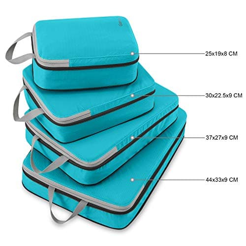 Gonex Compression Packing Cubes, 4-Piece Expandable Travel Organisers — view 3