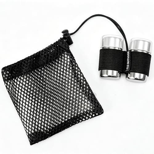 2 Pack Travel Salt and Pepper Shakers Set, Stainless Steel Spice Shakers