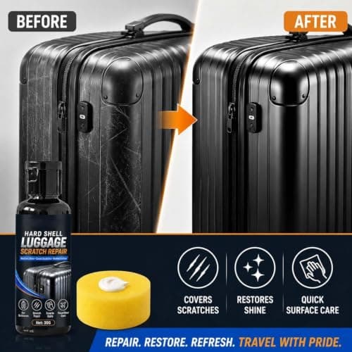Hard Shell Luggage Scratch Repair Cream, Hard-Shell Luggage Polish (1PCS) — view 3