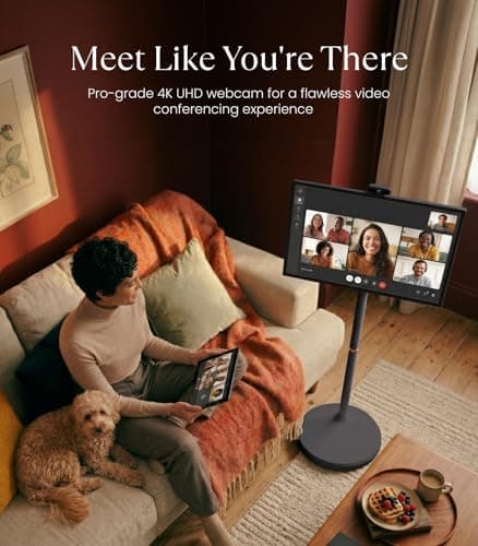Cozyla Tablet TV: 32" Smart Portable TV on Wheels 1080P Touchscreen Monitor — view 6