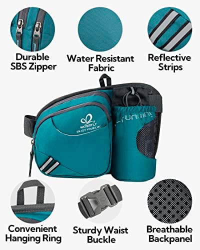 Waterfly Bum Bag Waist Fanny Pack with Water Bottle Holder — view 5