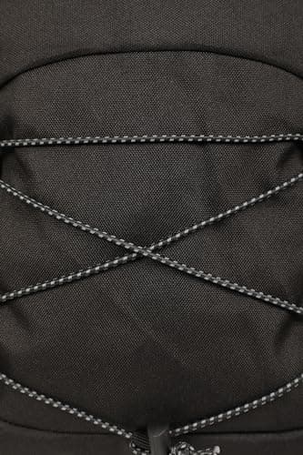 Mountain Warehouse Walklet 6L Rucksack - Reflective Details Casual Daypacks, Bottle Pockets Backpack, Bungee Cords Bag, Shoulder Straps - Best for Picnics, Outdoors Jet Black One Size — view 5