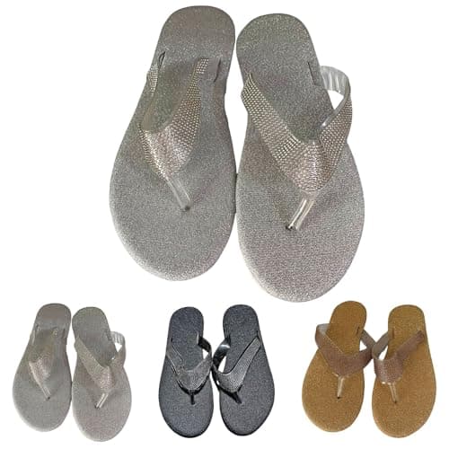 Lightweight Flops for Women Beach Wedding Travel Hiking Shoes Arch Support Hiking Slippers Shoes Care Professions Women Waterproof, black, 9 UK — view 3