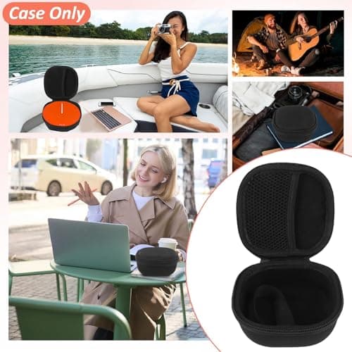 Generic Portable WiFi Hotspot Case for SIMO Solis Lite 4G LTE Travel Router Compact Lightweight Holder for Travelers Black EVA Nylon — view 3