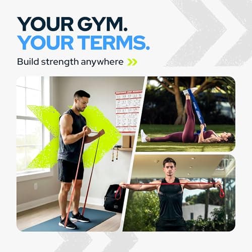 2–10 kg Yellow Pull Up Resistance Band - Pull Up Assistance Bands for Men & Women – Long Exercise Band for Home & Gym - Assisted Fitness Band for Workout, Calisthenics, Mob, Stretch & Physio Therapy — view 4