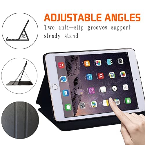 Camouflage Printed Case for iPad Mini 1/2/3, Lightweight Trifold Stand Case with Auto Sleep/Wake, Microfiber Lining, Hard Back Cover for iPad Mini 1/Mini 2/Mini 3 (army camouflage) — view 3