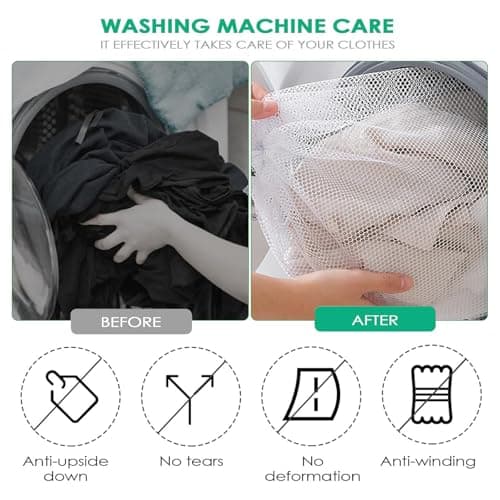 Mesh Laundry Bag 50 x 70 cm, Reusable Laundry Bags for Delicates — view 5