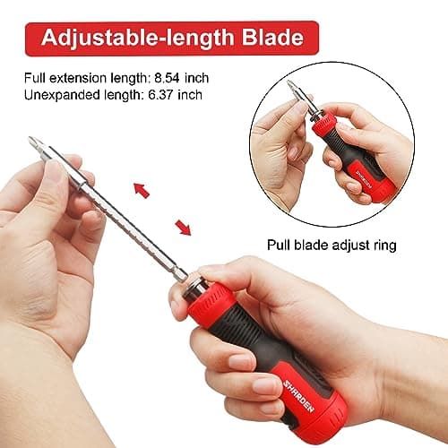 SHARDEN Multi Screwdriver Extendable All in One Screw Driver with 12 Bits — view 4
