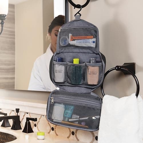 Travelon Compact Hanging Toiletry Kit, Lime, One Size — view 4