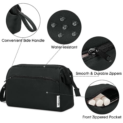 Narwey Makeup Bag, Travel Toiletry Bag, Wide-Open Wash Bag for Women — view 4
