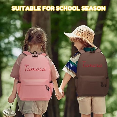 Personalized Toddler Backpack, Custom Kids Backpack, Black — view 6