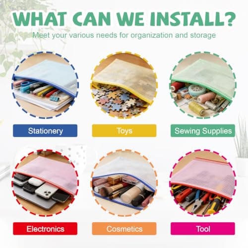A4 Plastic Wallets File Folder Zip LockBags Document Wallet File Zipper Bag — view 6