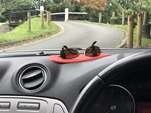 DreamLine Products Car Phone Holder Dashboard Mat - STANDARD Edition, Universal Mobile In Car Phone Mount For All Vehicles Cell Phones GPS, iPhone Plus 8 10 X, Samsung S9, HTC (RED) — view 6