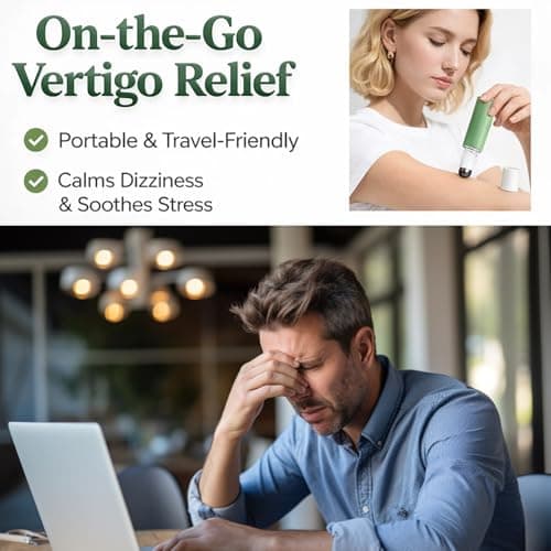 2 Pack Fast-Acting Anti-Dizzy Roll-On for Vertigo Relief - Natural Essential Oils for Dizziness, Sensitive Skin Friendly, Comfort Motion Discomfort, Apply to Temples, Wrists, Neck Anytime — view 2