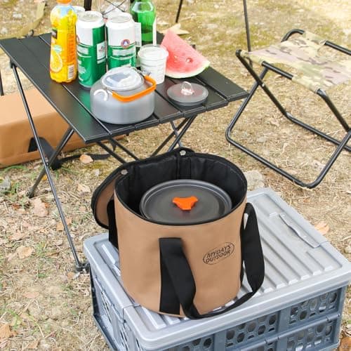 Camping Utensil Bag – Portable Cookware Organizer, Zipper Pouch — view 3