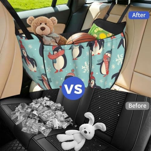 Car Seat Organizer Waterproof Backseat Storage Bag Multiple Car Organizer — view 6
